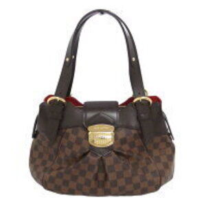 Louis Vuitton Sistine Damier Ebene Brown Leather